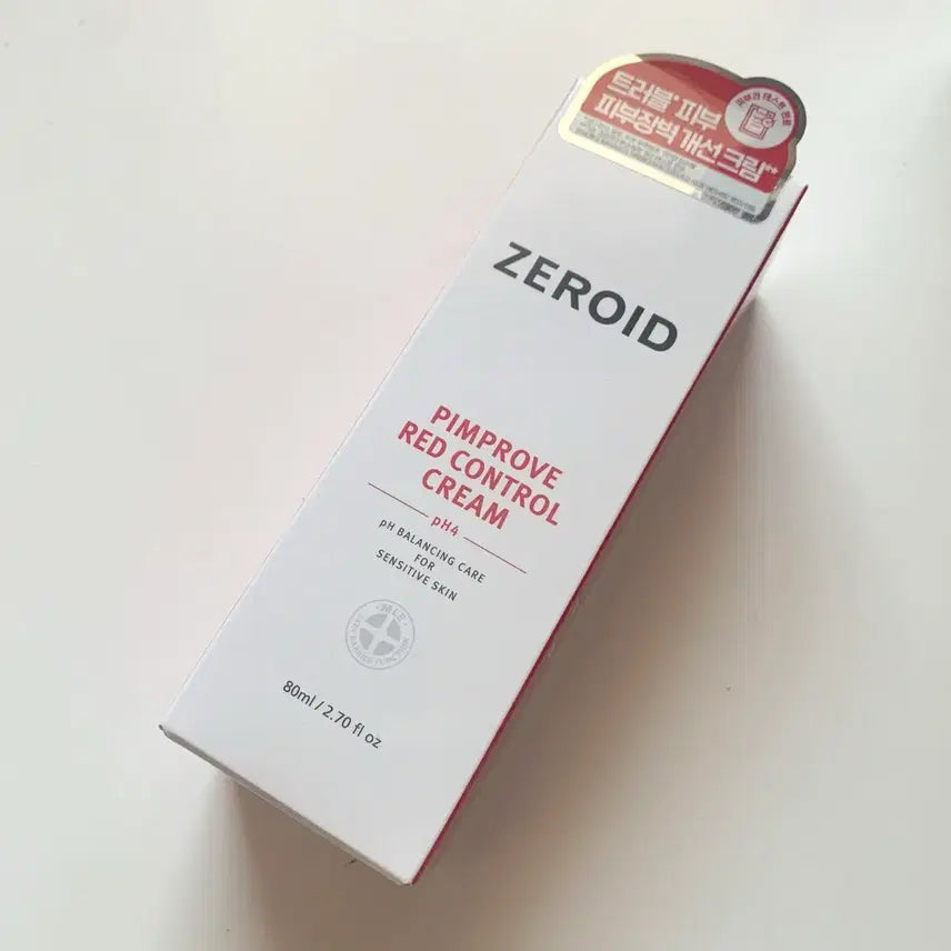 [BUNJANG] Zeroid Pimprove Red Control Cream pH 4 80ml / 제로이드 핌프로브 레드 컨트롤 크림 pH4 80ml