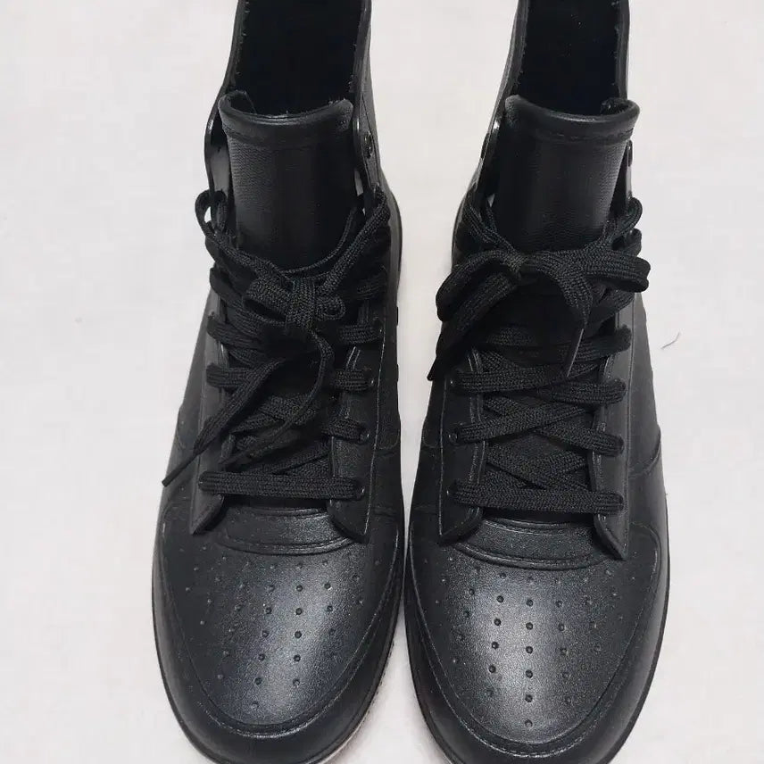 [BUNJANG] Black High-Top Men's Rain Boots Size 42 / 검정색 하이탑 남성 레인부츠 장화260