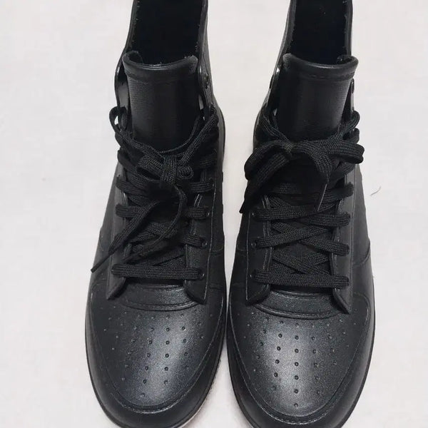 [BUNJANG] Black High-Top Men's Rain Boots Size 42 / 검정색 하이탑 남성 레인부츠 장화260