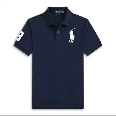 [BUNJANG] Polo Ralph Lauren Big Pony Navy Short Sleeve Polo Shirt / 폴로랄프로렌 빅포니 네이비(화이트포니,레드포니,골드포니,오렌지포니)