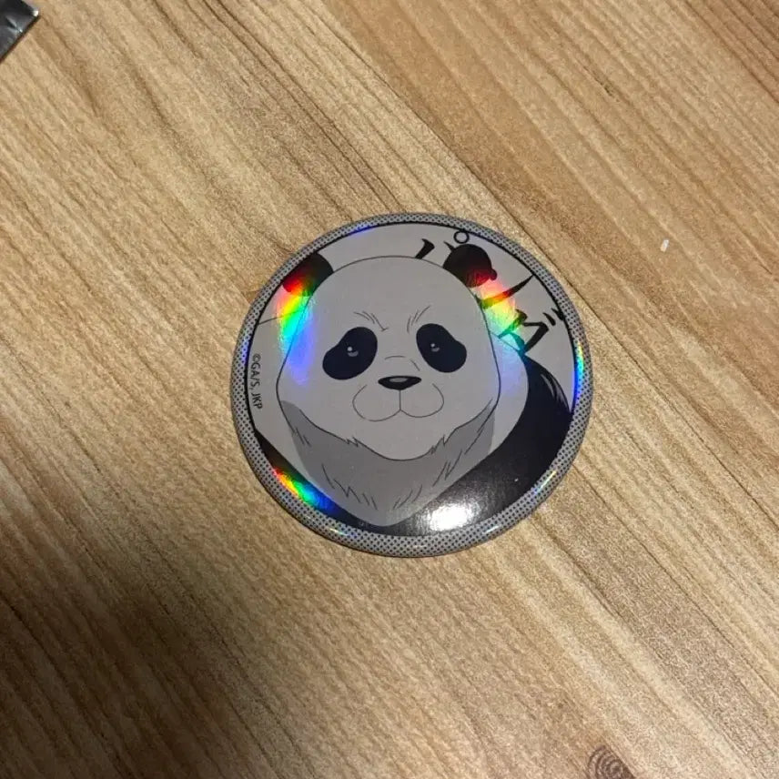 [BUNJANG] Jujutsu Kaisen Cursed Tool Trading Hologram Can Badge B Panda / (새제품)주술회전 회옥옥절 트레이딩 홀로그램 캔뱃지B 판다 양도