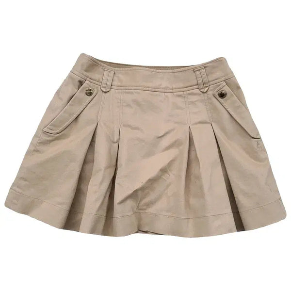 [BUNJANG] Beanpole Beige Mini Skirt / 빈폴 베이지 미니 스커트 70-95