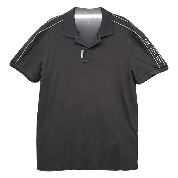 [BUNJANG] Guess Men's Gray Short Sleeve Polo Shirt (M) / 게스 그레이 남자 반팔 카라티 M