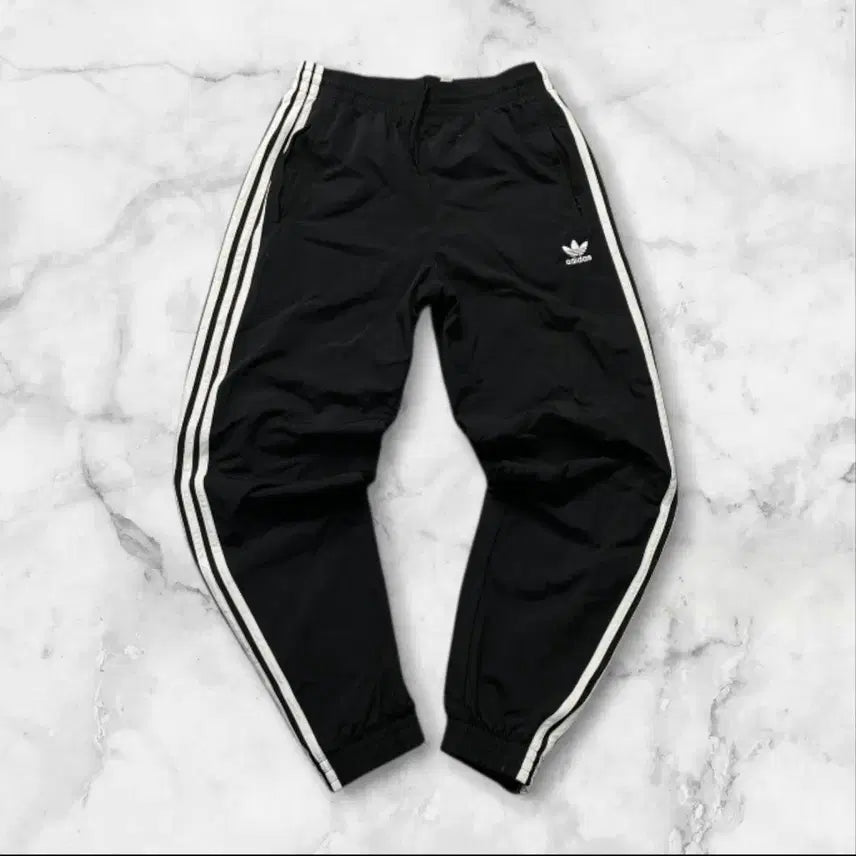 [BUNJANG] Adidas 3-Stripes Nylon Track Pants Size 28 / 아디다스 삼선 트레이닝 나일론 바지 28