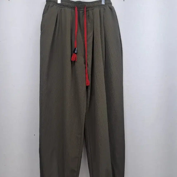 [BUNJANG] Kaki Banding Jogger Pants (L) / 밴딩팬츠L