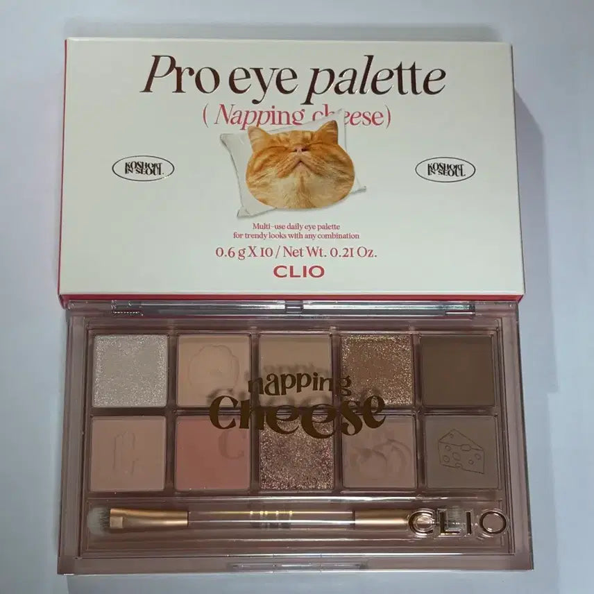 [BUNJANG] Clio Pro Eye Palette Napping Cheese / 클리오 낮잠자는치즈