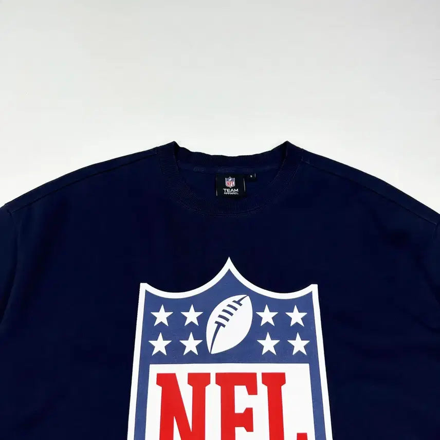 [BUNJANG] NFL Team Apparel Navy Long Short-Sleeve T-Shirt / NFL 팀 어패럴 네이비 롱 반팔티셔츠 (S 여성추천)