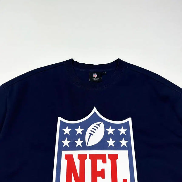 [BUNJANG] NFL Team Apparel Navy Long Short-Sleeve T-Shirt / NFL 팀 어패럴 네이비 롱 반팔티셔츠 (S 여성추천)