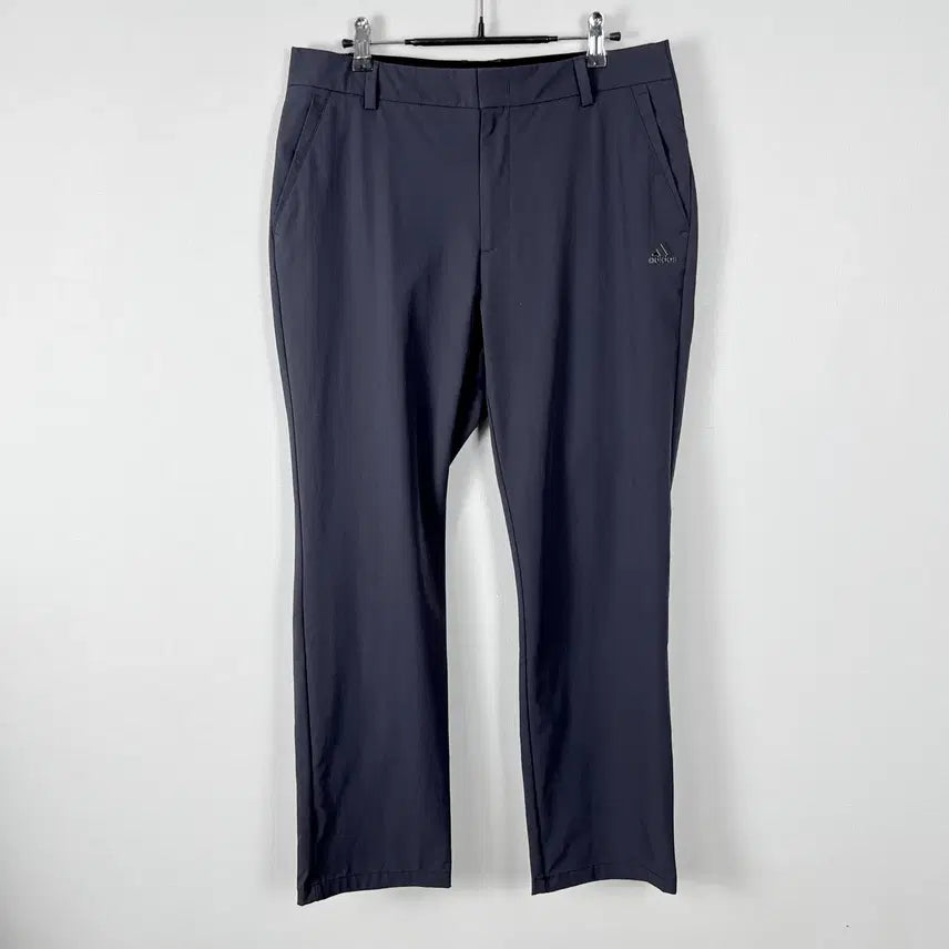 [BUNJANG] Adidas Golf Spandex Back-Belted Slacks Pants Navy/Grey Men's Size 84 (33) / 아디다스 골프 바스락 밴딩 슬랙스 바지 남84 33 라덴 빈티지