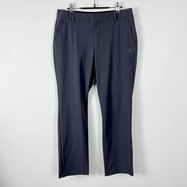 [BUNJANG] Adidas Golf Spandex Back-Belted Slacks Pants Navy/Grey Men's Size 84 (33) / 아디다스 골프 바스락 밴딩 슬랙스 바지 남84 33 라덴 빈티지