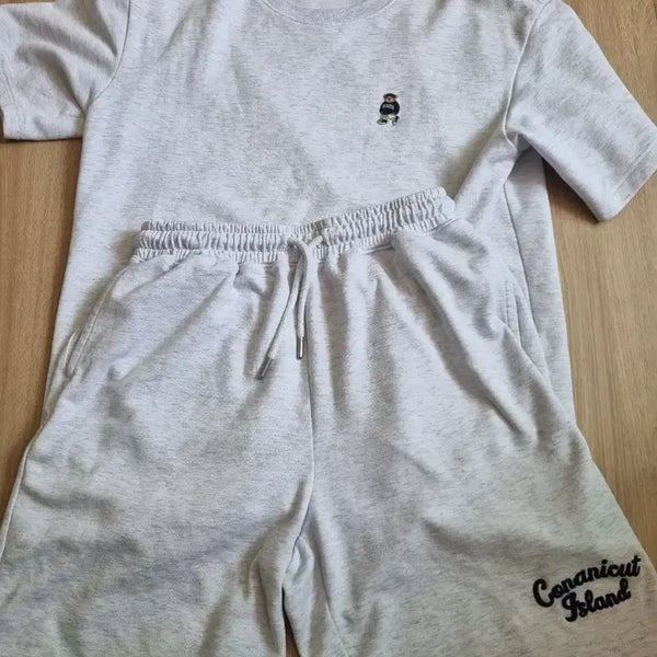 [BUNJANG] SPAO Woody Short Sleeve & Shorts Set / 스파오 - 우디 반팔,반바지 세트
