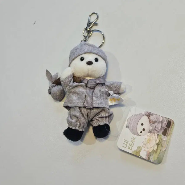 [BUNJANG] Louis Bear 8cm Doll Keychain Bag Charm, Monk Version / 미사용 새제품) 동자승 루이베어 8cm 인형 키링 가방걸이 봇짐버전