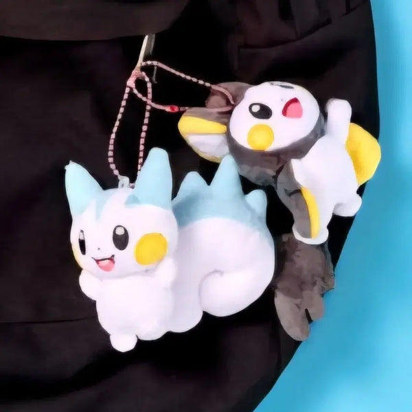 [BUNJANG] Pokemon Pachirisu Emolga Charm Mascot Set / 포켓몬 찰싹 마스코트 파치리스 에몽가 일괄
