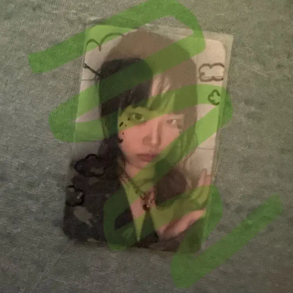 [BUNJANG] Kihyun Yuna Graffiti Photocard / 키비츠 김유나 낙서포카 양도(뒷면은 싸인)