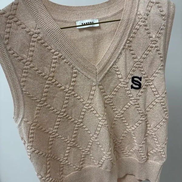 [BUNJANG] Sandro Knit Vest / 산드로 니트 베스트