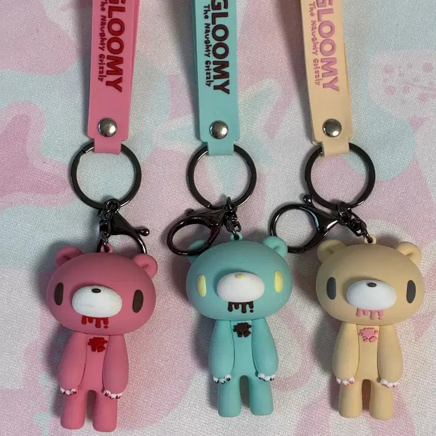 [BUNJANG] Gloomy Bear Keychain Set / 글루미베어 키링 세트