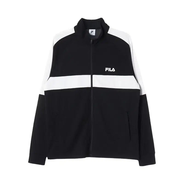 [BUNJANG] Fila Men's 2XL Poly Logo Zip-Up Jersey / 휠라 (MEN - 2XL) 폴리 로고 집업 저지