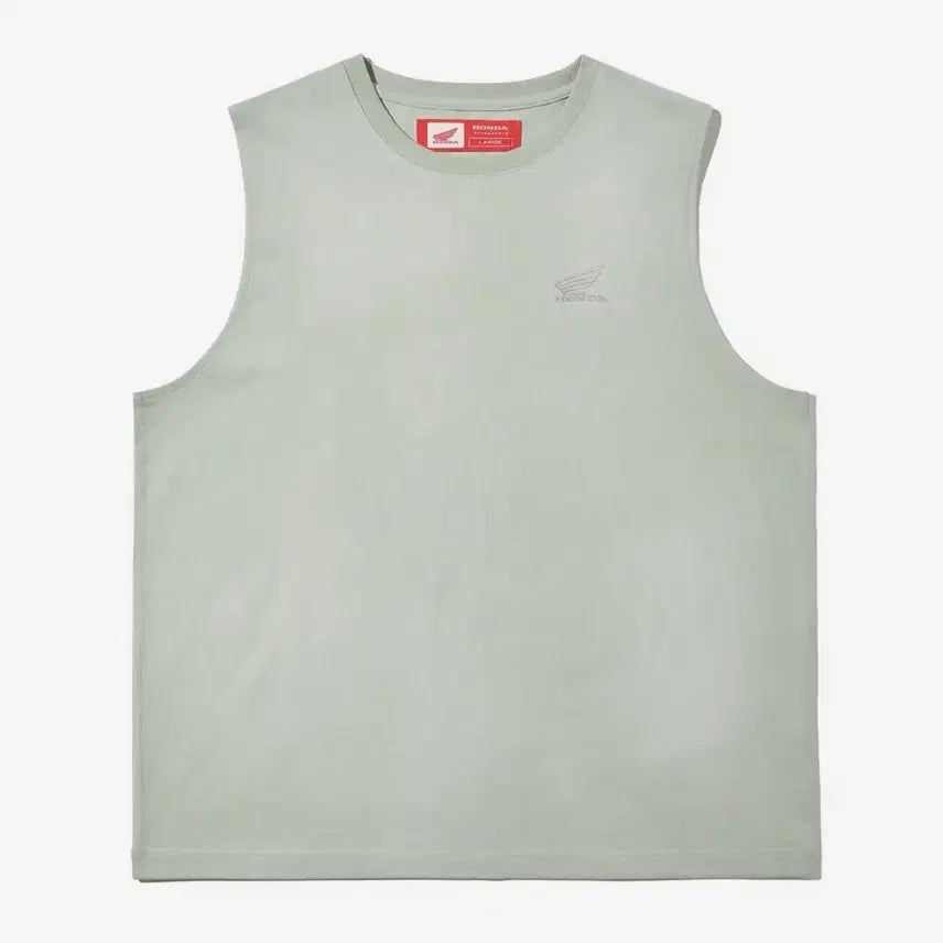 [BUNJANG] Honda Motorcycle Vintage Sleeveless Tee (L) Beige / 혼다 모터사이클 빈티지 민소매 티 (L) 베이지