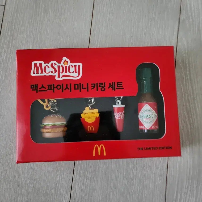[BUNJANG] McDonald's McSpicy Mini Keychain Set / 맥스파이시 미니 키링 세트