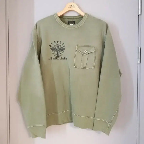 [BUNJANG] RRL French Terry Graphic Sweatshirt L / RRL 프렌치 테리 그래픽 스웨트셔츠 L