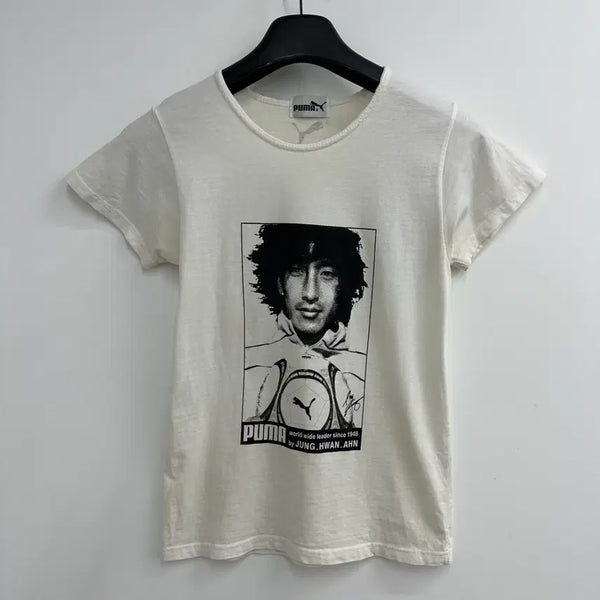 [BUNJANG] Puma Y2K An Jung-hwan Style Women's Half Sleeve T-Shirt (Size 85/XS) / 85 푸마 y2k 안정환 여자 반팔 티셔츠