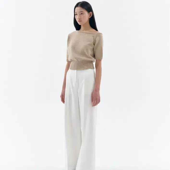 [BUNJANG] Ayleen Wide Slacks Short / 아일 론 와이드 슬랙스 숏s