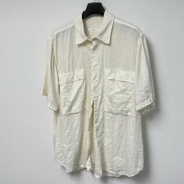 [BUNJANG] Beaker Short Sleeve Shirt Size 3 / 비이커 반팔 셔츠