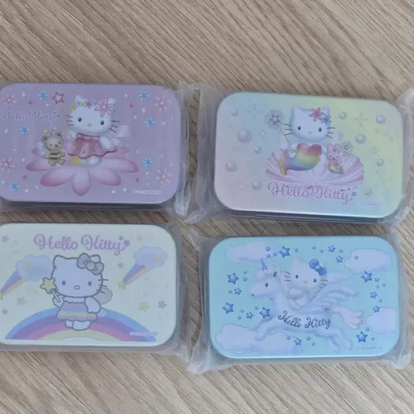 [BUNJANG] Hello Kitty Tin Case Set (4 Types) / 헬로키티 틴케이스 4종