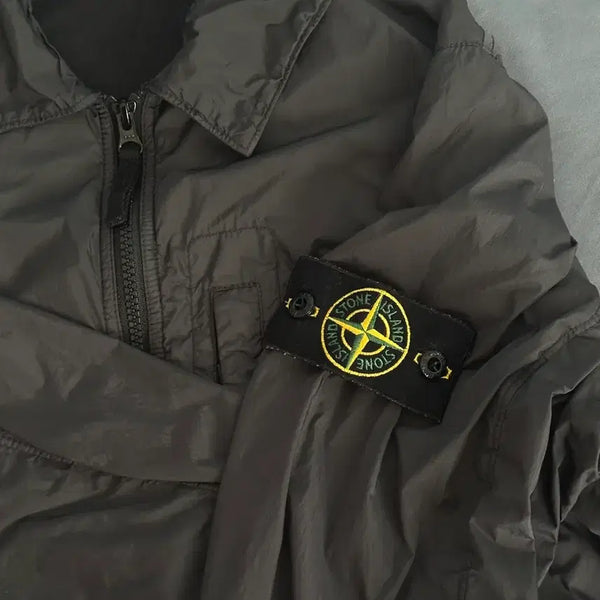 [BUNJANG] Stone Island Crinkle Reps Overshirt Dark Grey / 스톤 아일랜드 크링크랩스 오버셔츠 다크그레이 M