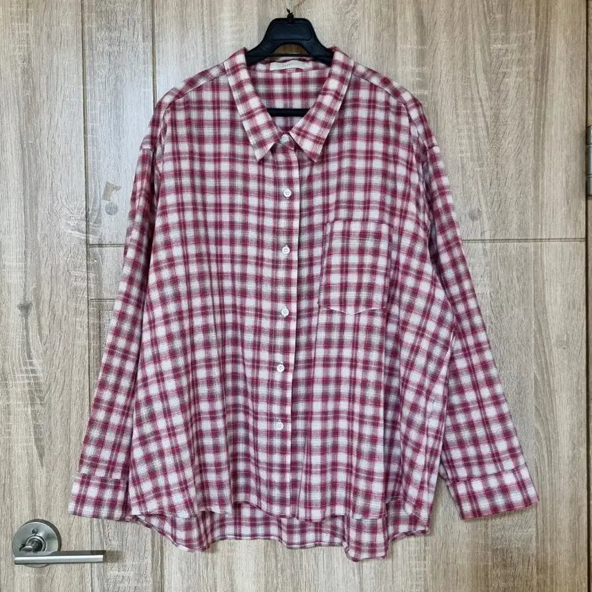 [BUNJANG] Vintage Red Check Shirt / 리터 체크 셔츠