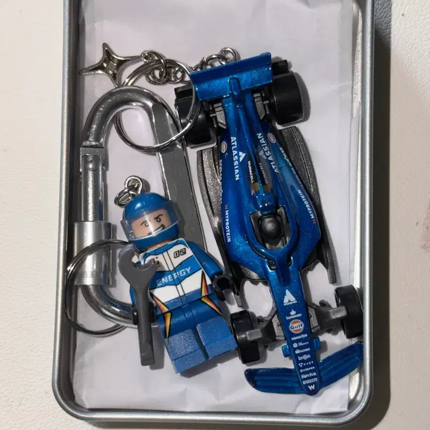 [BUNJANG] Hot Wheels Williams F1 Keychain / F1 핫휠 윌리엄스 키링