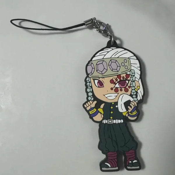 [BUNJANG] Demon Slayer Rubber Strap Keychain / 귀멸의칼날 러버스트랩 키링