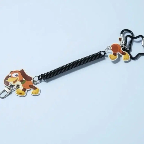 [BUNJANG] Toy Story Slinky Safety Carabiner Keychain / 토이스토리 슬링키 안전 카라비너 키링 새상품