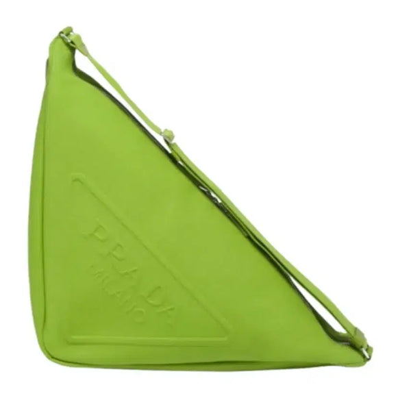 [BUNJANG] Prada Canvas Triangle Bag Fern Green / 프라다 캔버스 트라이앵글 백 펀 그린