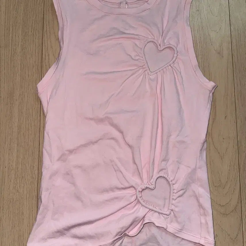 [BUNJANG] SKIMS x Rosé Pink Short Sleeve T-Shirt / SKIMS 로제 콜라보 스킴스 핑크 반팔 티셔츠