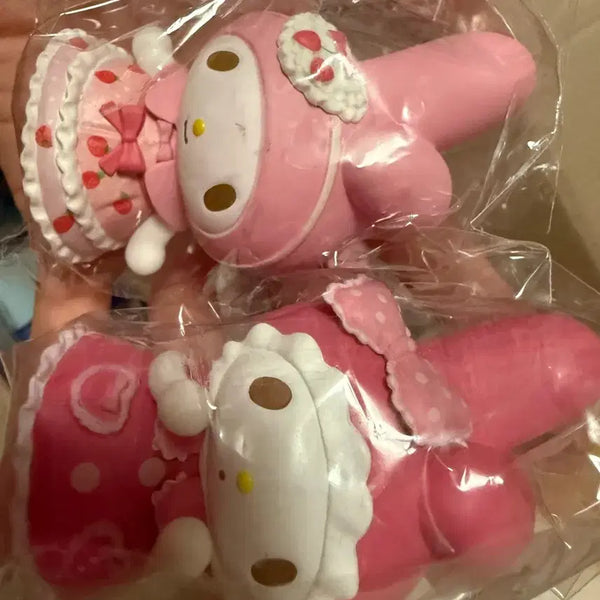 [BUNJANG] My Melody Strawberry Figure Bundle (2 Pieces) / 마이멜로디 딸기 피규어 2개