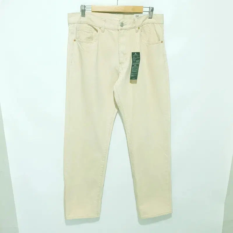 [BUNJANG] 8 Seconds Straight Ivory Denim Pants 34 / 에잇세컨즈 스트레이트 아이보리 데님 팬츠 34_M2961