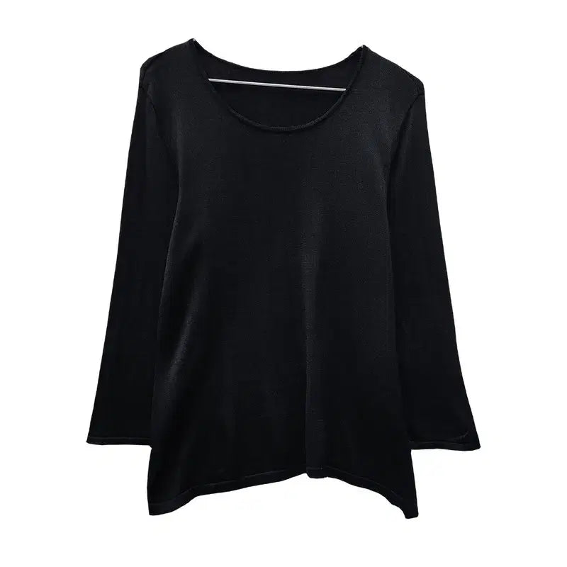 [BUNJANG] Vintage Minimal Black Spring Knit Sleeves / 빈티지 미니멀 블랙 봄니트 슬리브