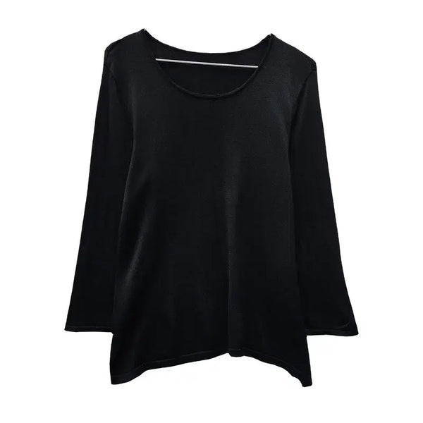 [BUNJANG] Vintage Minimal Black Spring Knit Sleeves / 빈티지 미니멀 블랙 봄니트 슬리브