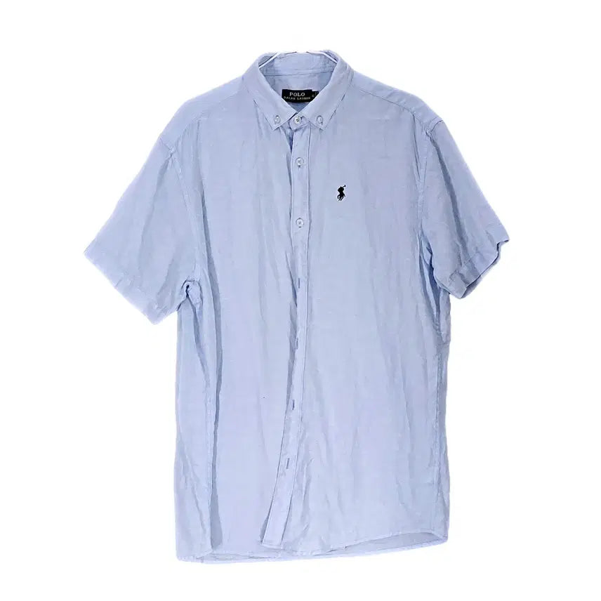 [BUNJANG] Polo Ralph Lauren Men's Oversized Cotton Blend Short Sleeve Shirt XL White / 폴로랄프로렌 남성 스트릿한 오버핏 반팔셔츠 105 화이트 00743