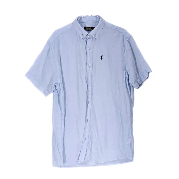 [BUNJANG] Polo Ralph Lauren Men's Oversized Cotton Blend Short Sleeve Shirt XL White / 폴로랄프로렌 남성 스트릿한 오버핏 반팔셔츠 105 화이트 00743