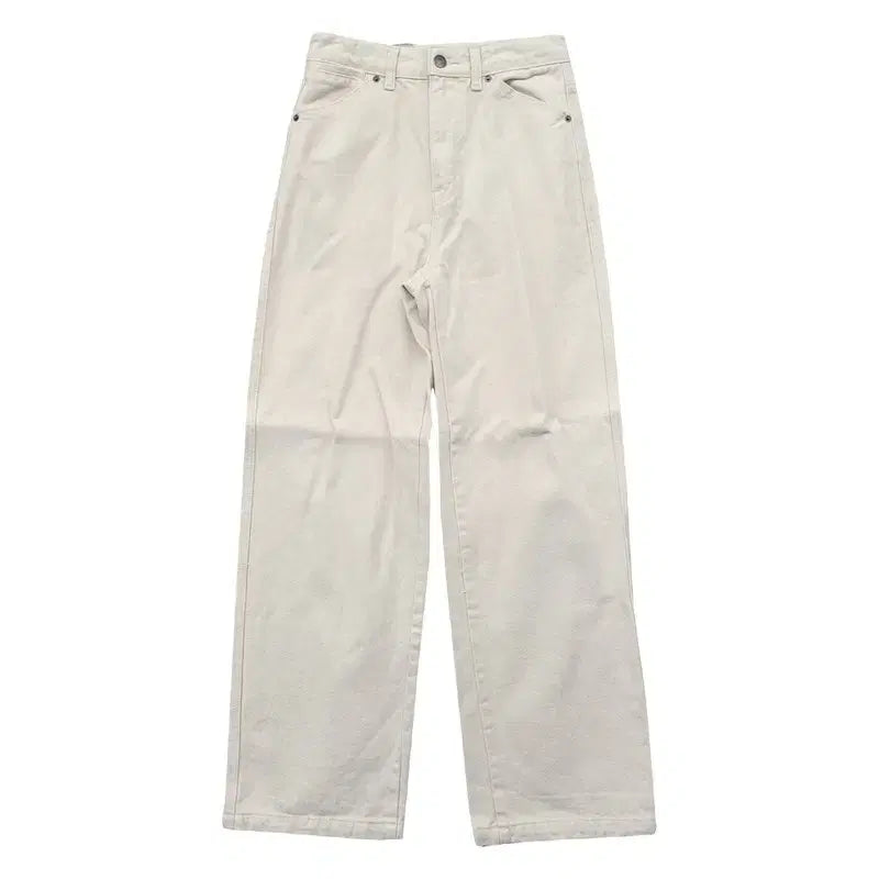 [BUNJANG] 8seconds Beige Wide Leg Jeans (XS) / 에잇세컨즈 베이지 와이드 청바지 64(XS)