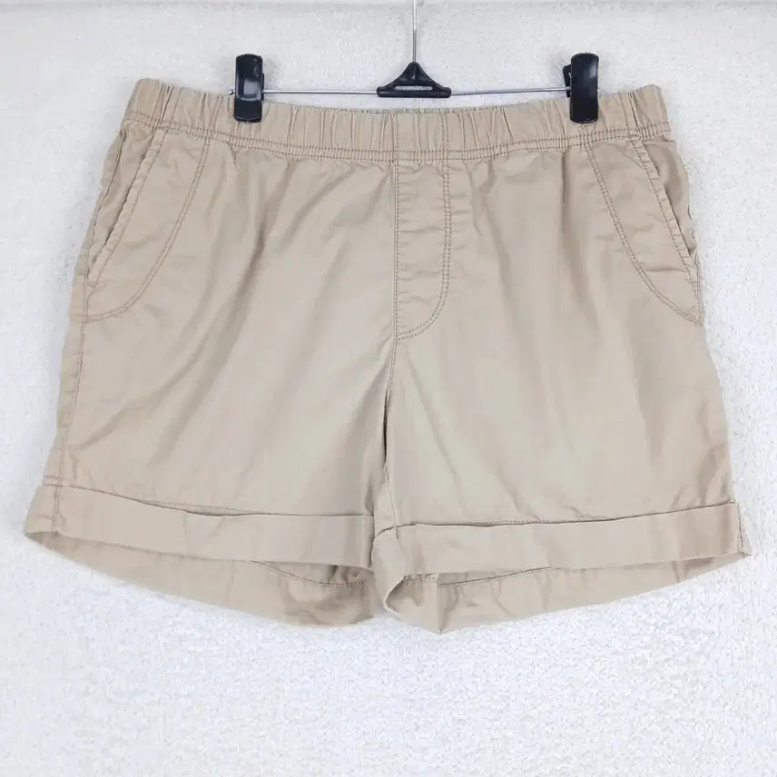 [BUNJANG] The Best Jeans Women's Beige Rolled-Up Shorts (Size 28-29) / 더베스트진스 여성 베이지색 롤업 반바지(28~29)