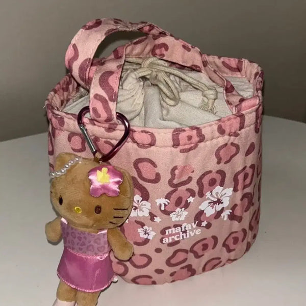 [BUNJANG] MAPA MY FAVORITE ARCHIVE Leopard Cooler Bag Brown / 마페아 마이페이브아카이브 레오파드 보냉백 브라운