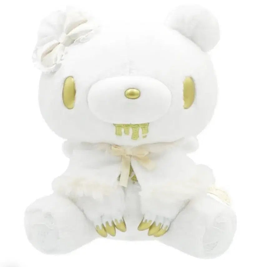 [BUNJANG] Gloomy Bear Palm Sitting Doll Ribbon Angel Version White Angel / 글루미 손바닥 앉은 인형 리본 엔젤 버전 화이트 엔젤