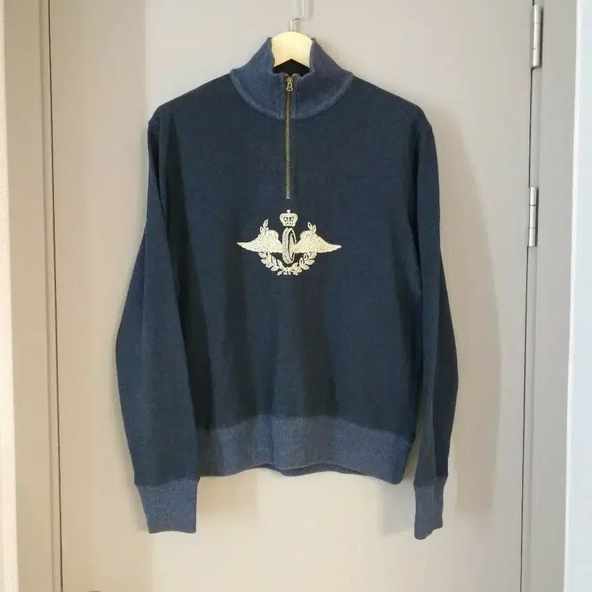 [BUNJANG] RRL Flywheel Half Zip-Up Sweater L / RRL 더블알엘 플라이휠 하프 집업 스웨터 L