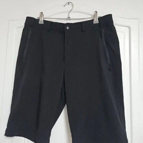 [BUNJANG] The North Face Authentic Embroidered Logo Banded Shorts / 노스페이스 정품 앞뒤자수로고 밴딩 반바지 여름바지 등산바지 남성반바지