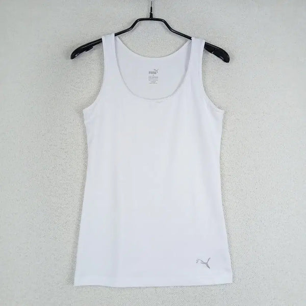 [BUNJANG] Puma Women's Sleeveless Performance T-Shirt White (S) / 푸마 여성 기능성 민소매 티셔츠 화이트(S)