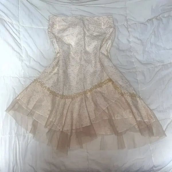 [BUNJANG] Fairy Archive Shirring Midi Skirt / 일본빈티지 빈티지 스커트 페어리 스커트 아카이브 미디 스커트 셔링 스커트