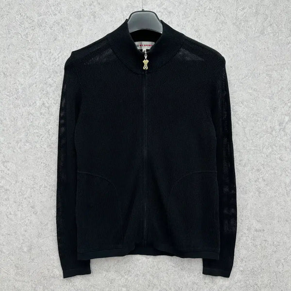 [BUNJANG] MU Sports Women's Mesh Knit Full Zip Vest - Size 95 / 95 MU스포츠 골프 여자 메쉬 니트 집업